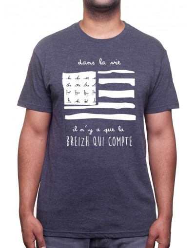 Dans la vie il n'y a que la breizh qui compte - Tshirt T-shirt Homme