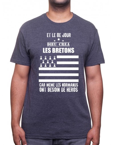 Et le 8eme jours dieu crÈa les bretons - Tshirt T-shirt Homme