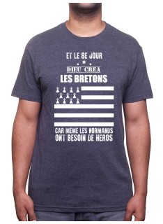 Et le 8eme jours dieu crÈa les bretons - Tshirt T-shirt Homme