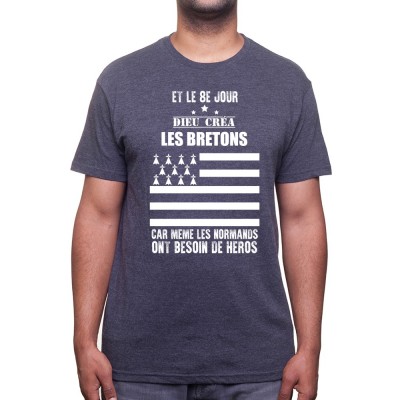 Et le 8eme jours dieu crÈa les bretons - Tshirt T-shirt Homme