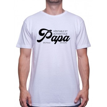 Papa Authentique - Tshirt Homme