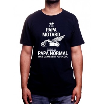 Papa Motard - Tshirt Homme