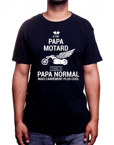 Papa Motard - Tshirt Homme