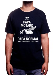 Papa Motard - Tshirt Homme