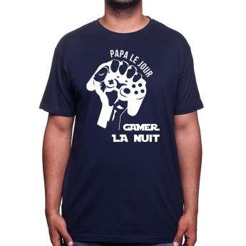 Papa le jour - Tshirt Tshirt Homme Gamer