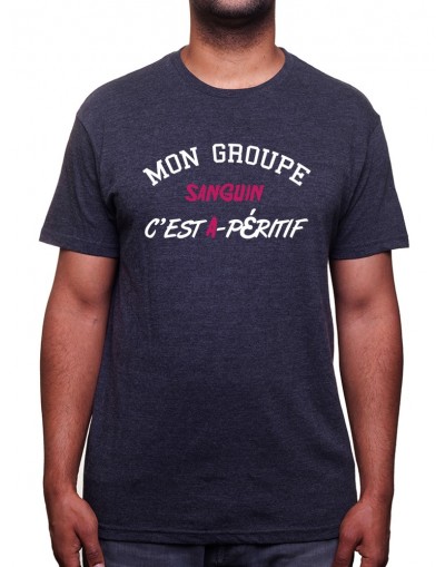 Groupe sanguin aperitif - Tshirt T-shirt Homme
