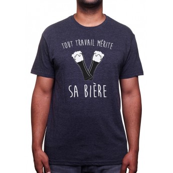 Tout travail merite sa biere - Tshirt T-shirt Homme