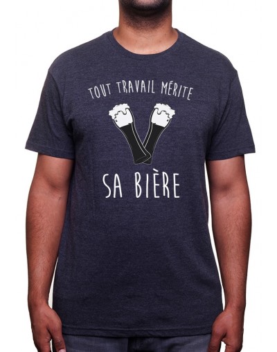 Tout travail merite sa biere - Tshirt T-shirt Homme