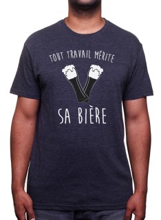 Tout travail merite sa biere - Tshirt T-shirt Homme