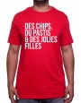 Chips Pastis Jolie fille - Tshirt Homme