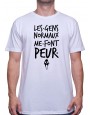 Les gens normaux me font peur - Tshirt Homme