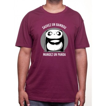 Sauvez un bambou mangez un panda - Tshirt Homme