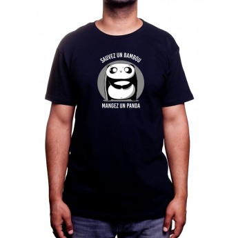 Sauvez un bambou mangez un panda - Tshirt Homme