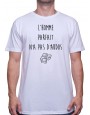 L'homme parfait n'a pas d'abdo - Tshirt Homme