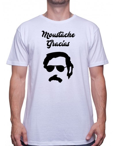 Moustache Gracias Pablo - Tshirt Homme