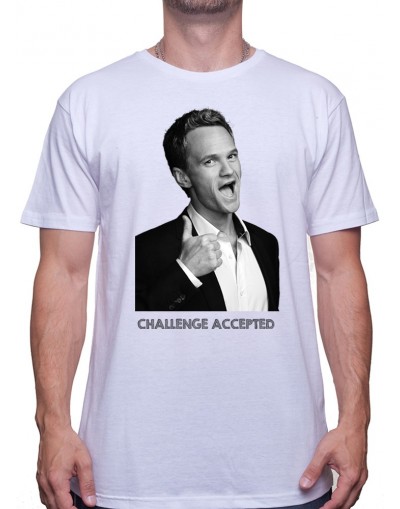 Barney challenge accepted -Tshirt Homme