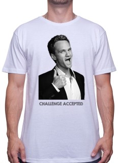 Barney challenge accepted -Tshirt Homme