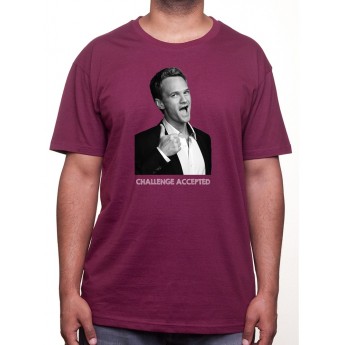 Barney challenge accepted -Tshirt Homme