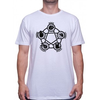 Rock paper lizard spok-Tshirt Homme