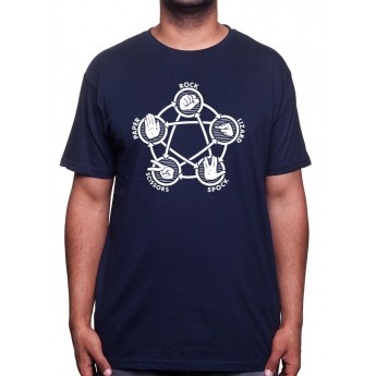 Rock paper lizard spok-Tshirt Homme