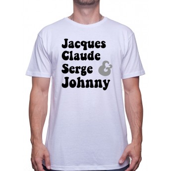 Jacques Claude Serge et Johnny - Tshirt Homme