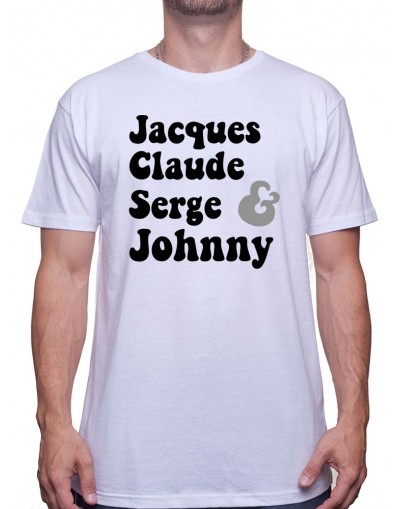 Jacques Claude Serge et Johnny - Tshirt Homme