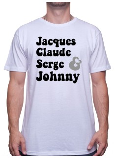 Jacques Claude Serge et Johnny - Tshirt Homme