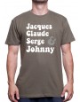 Jacques Claude Serge et Johnny - Tshirt Homme