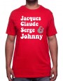 Jacques Claude Serge et Johnny - Tshirt Homme