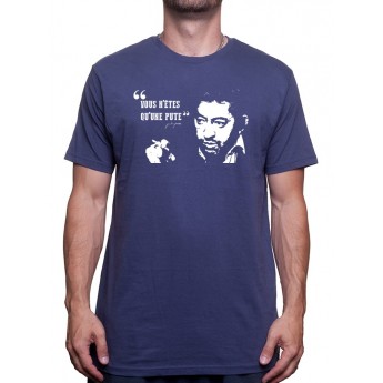 Serge Gainsbourg Vous n'etes qu'une pute - Tshirt Homme