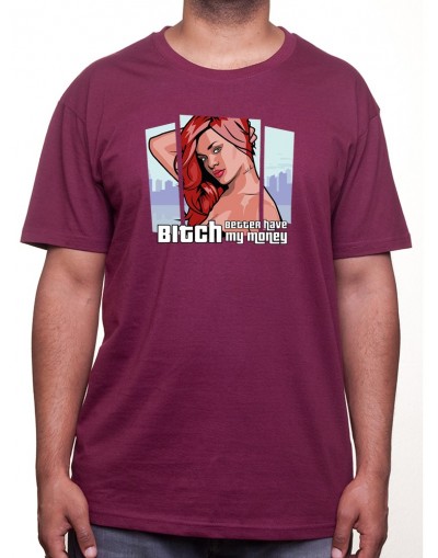 Rihanna Bitch better have my money - Tshirt Homme