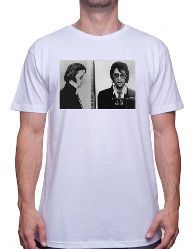 Elvis Mugshot - Tshirt Homme