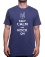 Keep Calm and Rock on - Tshirt Homme