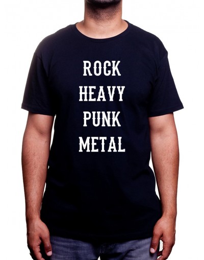 Rock Heavy Punk Metal - Tshirt Homme