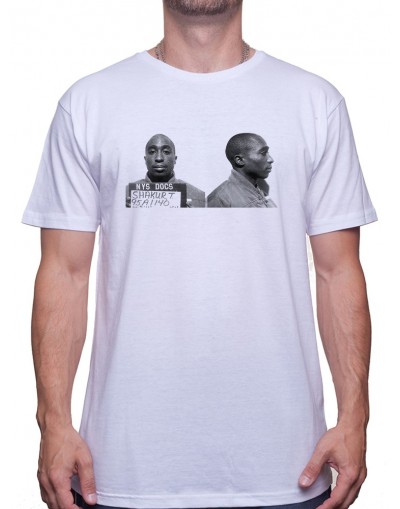 2 Pac Mug Shot - Tshirt Homme