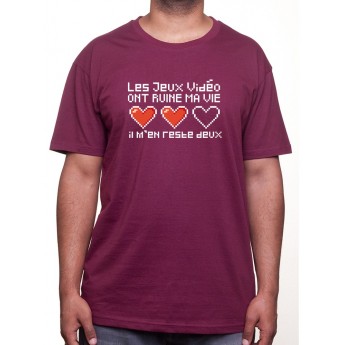 Les jeux vidÈo on ruinÈ ma vie - Tshirt Homme