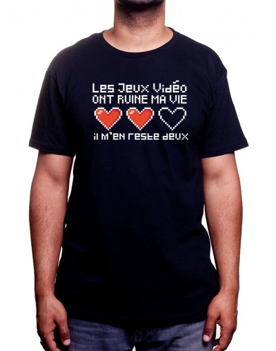 Les jeux vidÈo on ruinÈ ma vie - Tshirt Homme