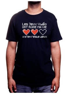 Les jeux vidÈo on ruinÈ ma vie - Tshirt Homme