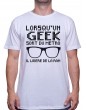 lorsqu'un geek sort du mÈtro - Tshirt Tshirt Homme Gamer