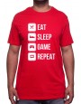 Eat, sleep, game and repeat - Tshirt Tshirt Homme Gamer