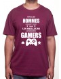 Tous les hommes naissent egaux mais - Tshirt Tshirt Homme Gamer