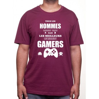 Tous les hommes naissent egaux mais - Tshirt Tshirt Homme Gamer