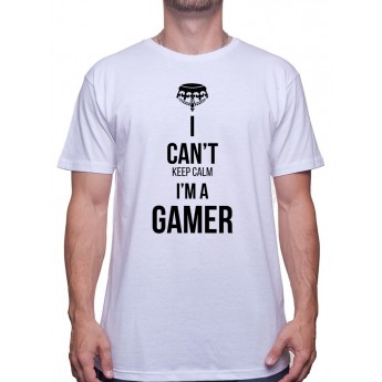 I cant' keep calm i'm a gamer - Tshirt Tshirt Homme Gamer