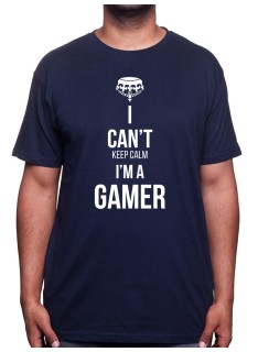 I cant' keep calm i'm a gamer - Tshirt Tshirt Homme Gamer