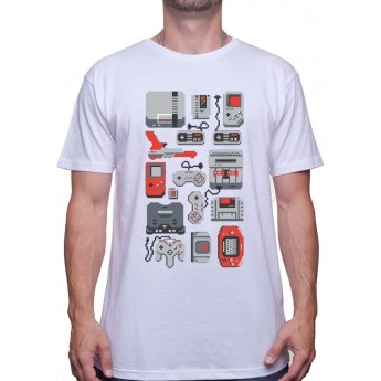 8 Bit Wallpaper - Tshirt Tshirt Homme Gamer