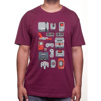 8 Bit Wallpaper - Tshirt Tshirt Homme Gamer