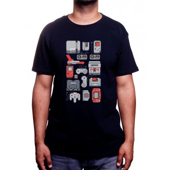 8 Bit Wallpaper - Tshirt Tshirt Homme Gamer