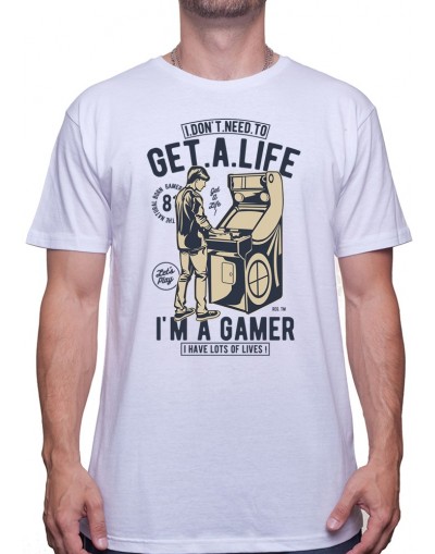 Get A Life - Tshirt Tshirt Homme Gamer