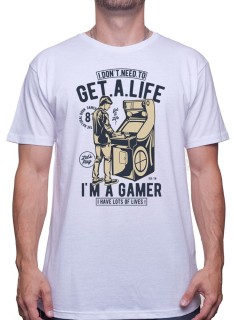 Get A Life - Tshirt Tshirt Homme Gamer