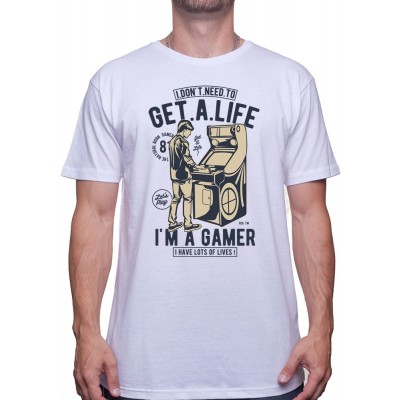 Get A Life - Tshirt Tshirt Homme Gamer